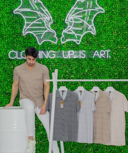 MCN Shirts Patterned Honeycomb Fabric 3