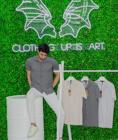 MCN Shirts Patterned Honeycomb Fabric 4