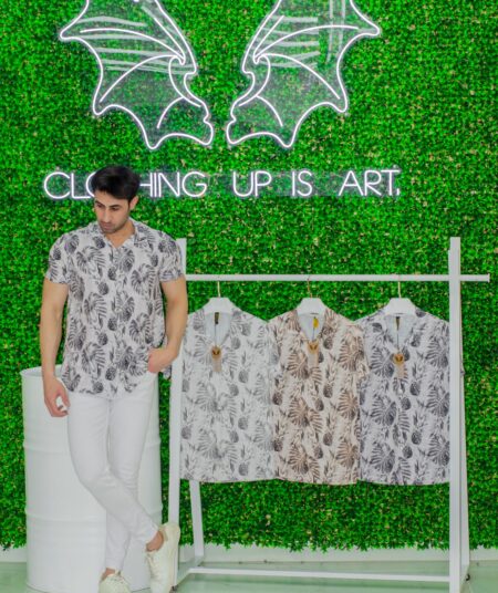 MCN Shirts Leafy Pattern 7