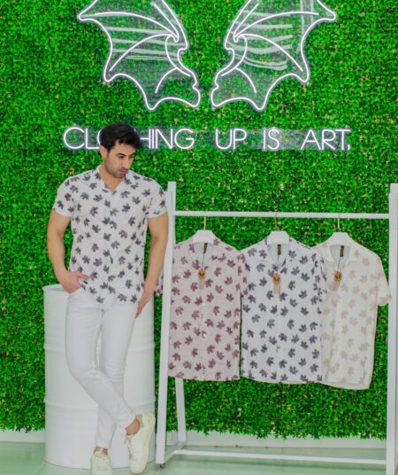 MCN Shirts Leafy Pattern 8